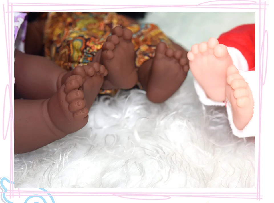 Черные Детские куклы поп зеленые Африканские! 12 дюймов reborn силиконовый винил 30 см новорожденный пупи boneca детские мягкие игрушки девочка малыш todder