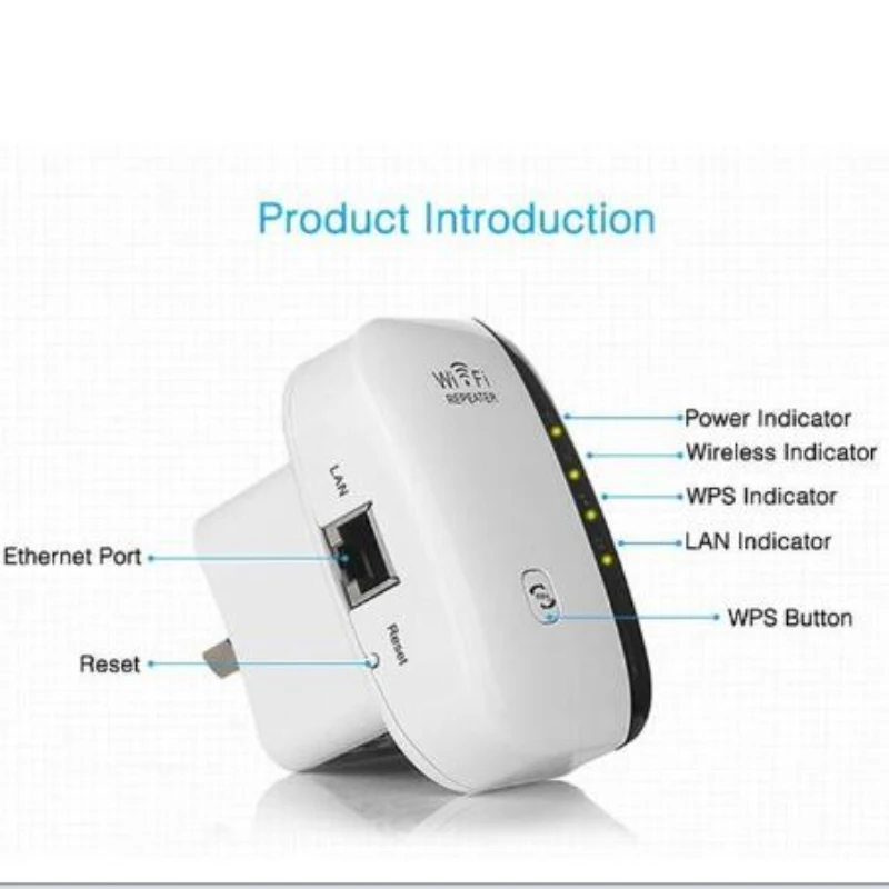 Беспроводной Wifi ретранслятор 300 Мбит/с 802.11n/b/g сеть Wifi расширитель сигнала Усилитель интернет антенна усилитель сигнала, повторитель Wifi