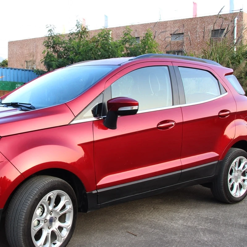 Для Ford Ecosport 2013- из нержавеющей стали, автомобильные оконные стойки, накладки, отделка, наклейка, внешние аксессуары, авто аксессуары