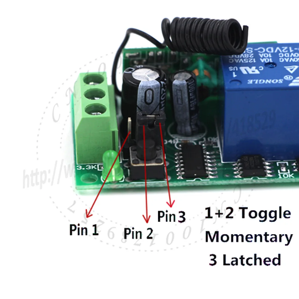 12 В постоянного тока 1CH 1 CH беспроводной пульт дистанционного управления дистанционный светильник на выключенном радио релейный модуль приемник передатчик 315 МГц умный дом