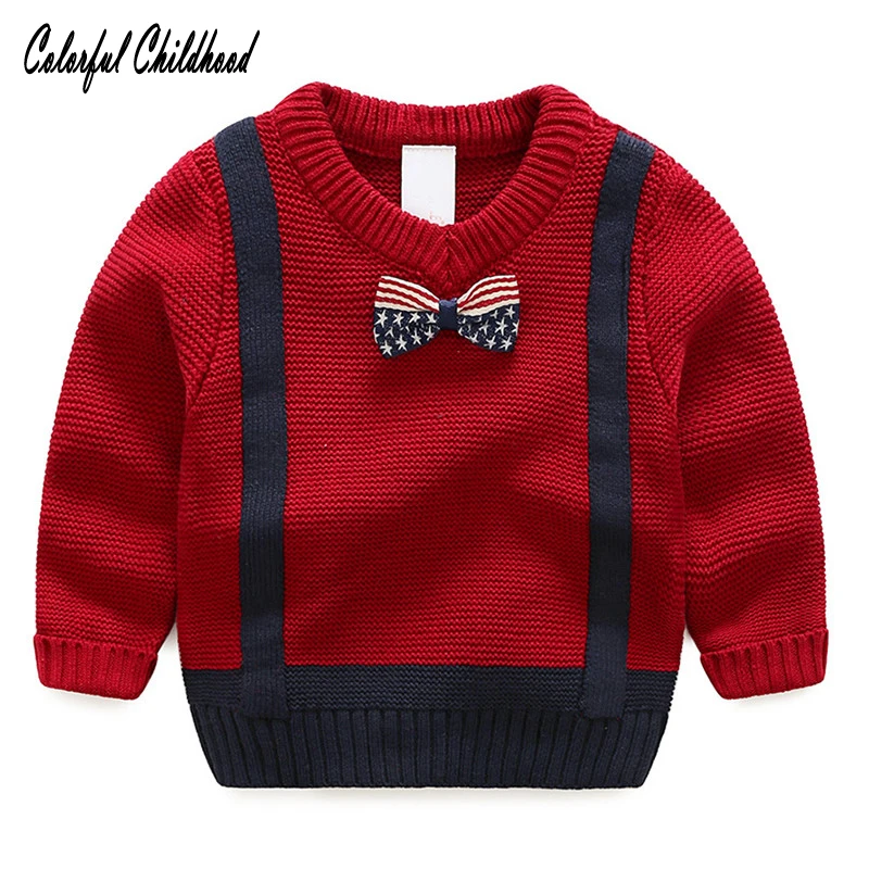 Christmas Boys Clothing 2017 Winter Pullover Children Sweaters vintage
