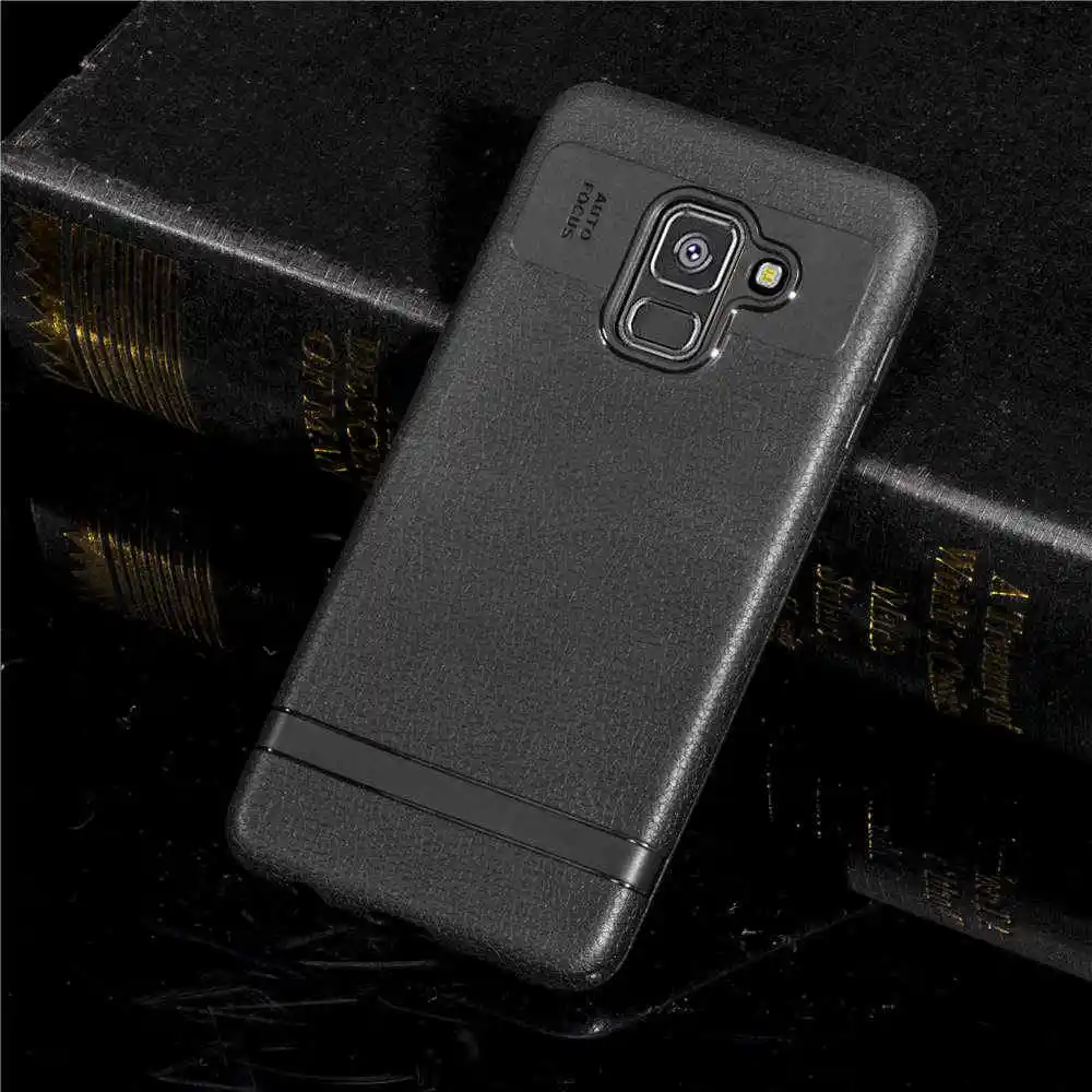 Мягкий чехол из ТПУ для Samsung Galaxy A5 A8 2018 A530 A6 A600 + A7 A750 задняя крышка чехлы A72018 A6plus A605