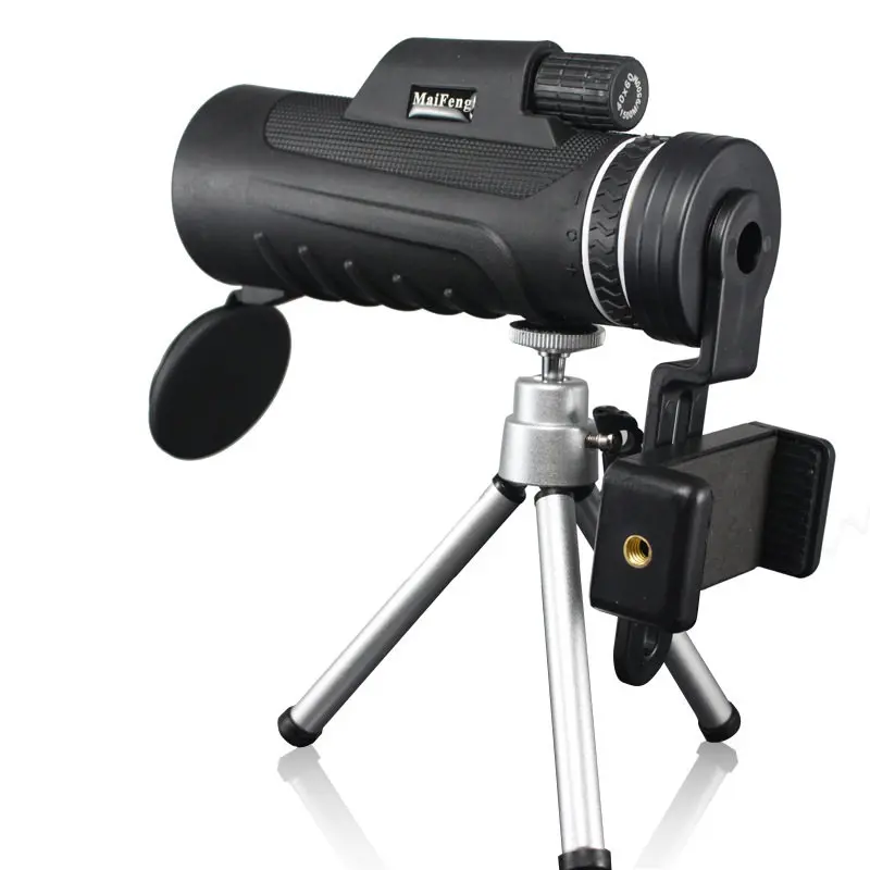 أحادي 40X60 ل كاميرا الهاتف المحمول مع العالمي الهاتف كليب مناظير تلسكوب البصرية عدسة Lll للرؤية الليلية