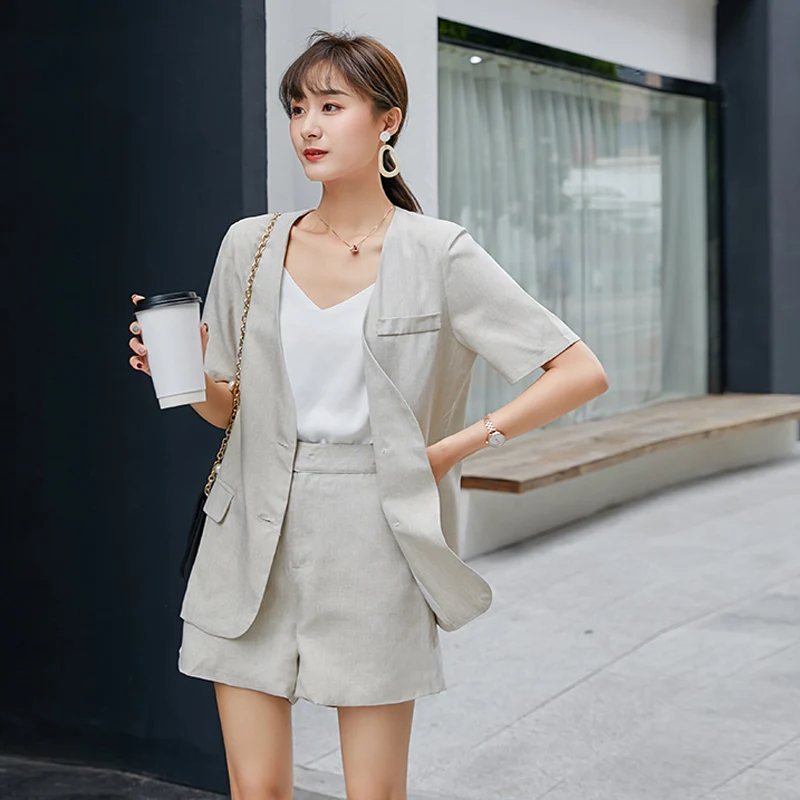 linen short jacket