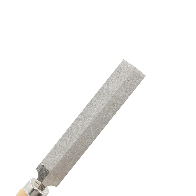 DMD 3/4/5 Inches Titanium Plated Diamond Rhombic File for Diamond Wood Carving Metal Glass Grinding Woodworking Garden Tool