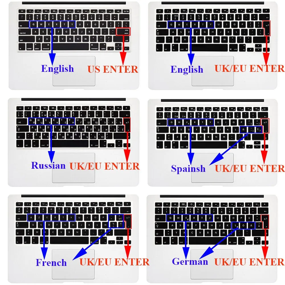 Чехол для ноутбука Apple MacBook Air Pro retina 11 12 13 15 Mac Book 13,3 15,4 дюймов Чехол с сенсорной панелью+ чехол для клавиатуры