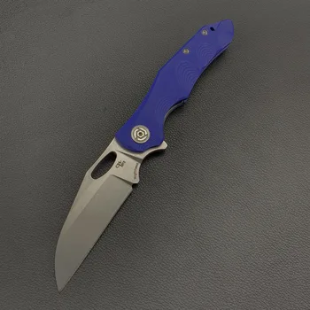 

CH Folding knife D2 blade STONE WASH G10 handle ball bearing folding knife CH2009 Outdoor camping Hunting Pocket knife EDC Tools