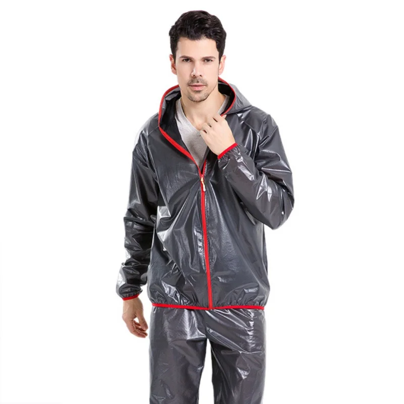 Sports Jacket Men Hooded Split Windshield Waterproof Raincoat Riding ...