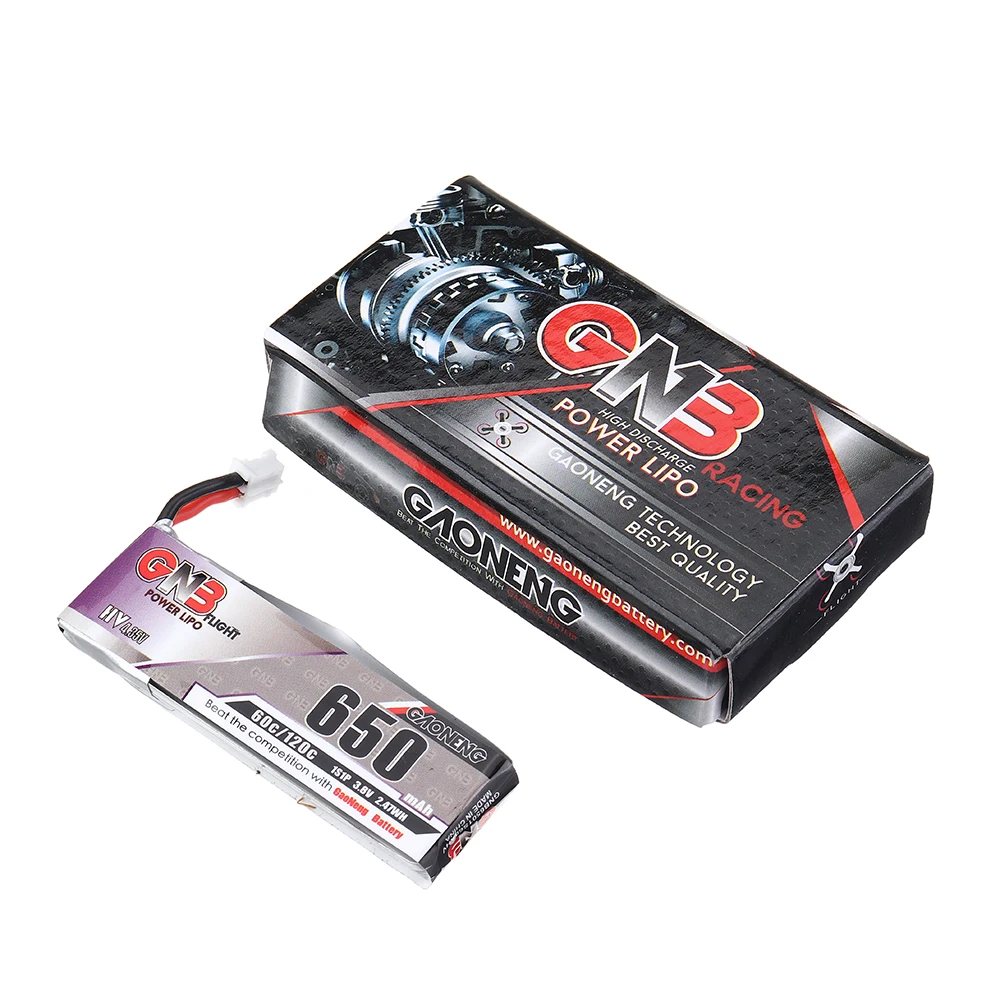 4 шт Gaoneng 3,8 V 650mAh 60C 1S HV 4,35 V Lipo аккумулятор PH2.0 разъем для Happymodel Snapper7 E010 M80S Tiny7 Beta85 FPV Racing Cine Whoop BetaFPV Дрон