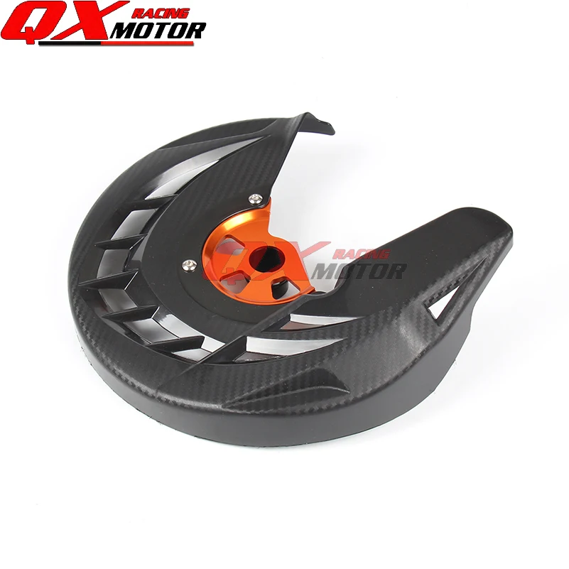 Motorcycle Front Brake Disc Rotor Guard Cover Protector Black Fit KTM SX SXF XC XCF EXC