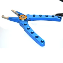 Stainless aluminum Fishing Accessories Lure Pliers Remove Tackler Line Hook Cutter Tackle Tool Multi function fishing tools