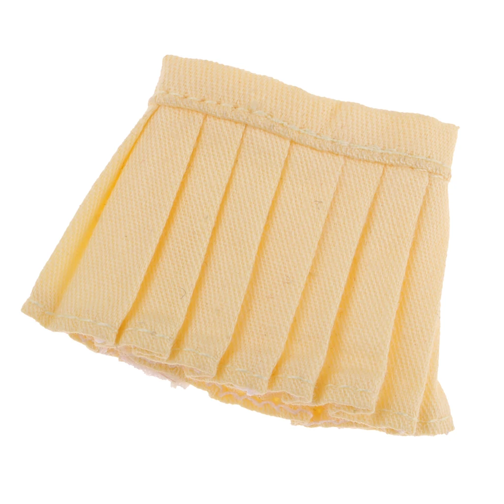 Cute Summer Pleated Mini Skirt Fits for 11cm OB11 Dolls Clothing Accessory