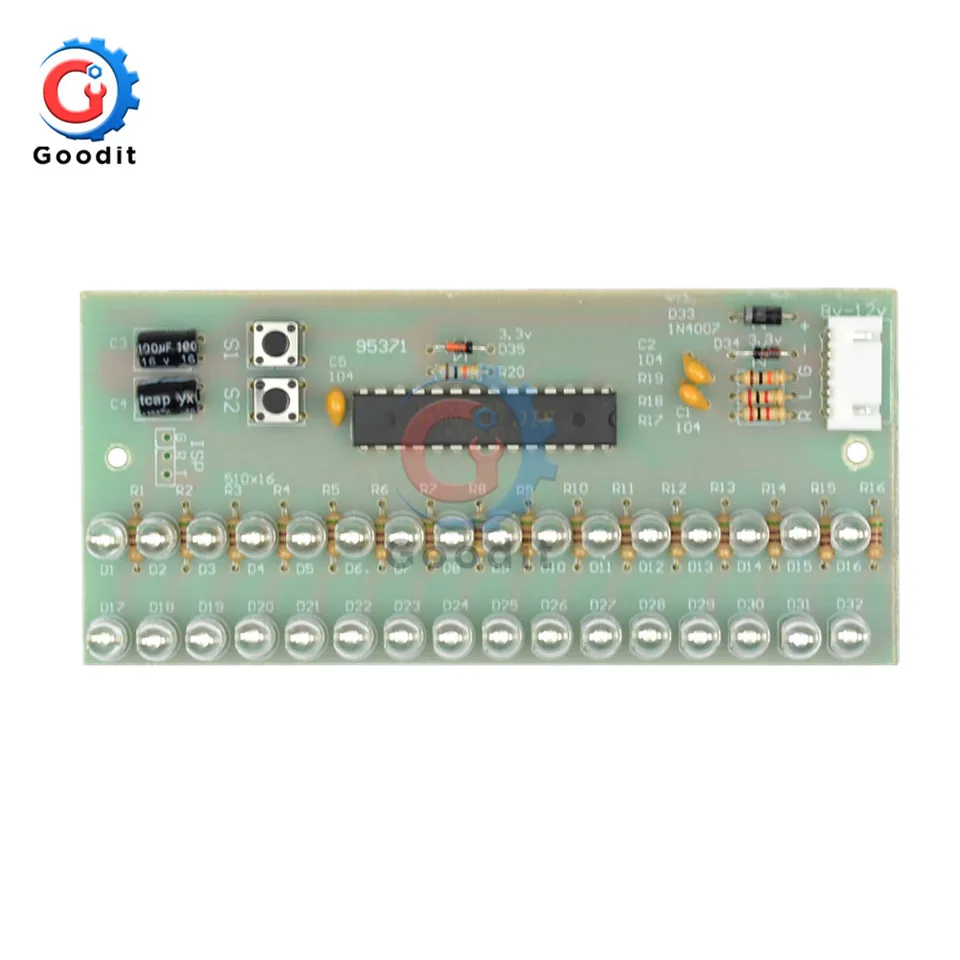 WJDXBNS Amplificatore Audio A LED A Doppio Canale Vu - Foto 6