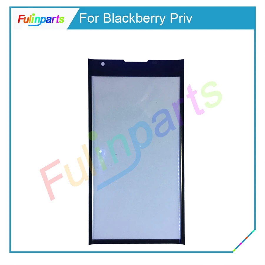 

For Blackberry Priv Front Outer Glass Lens Touch Screen Replacement Parts Black With Tools