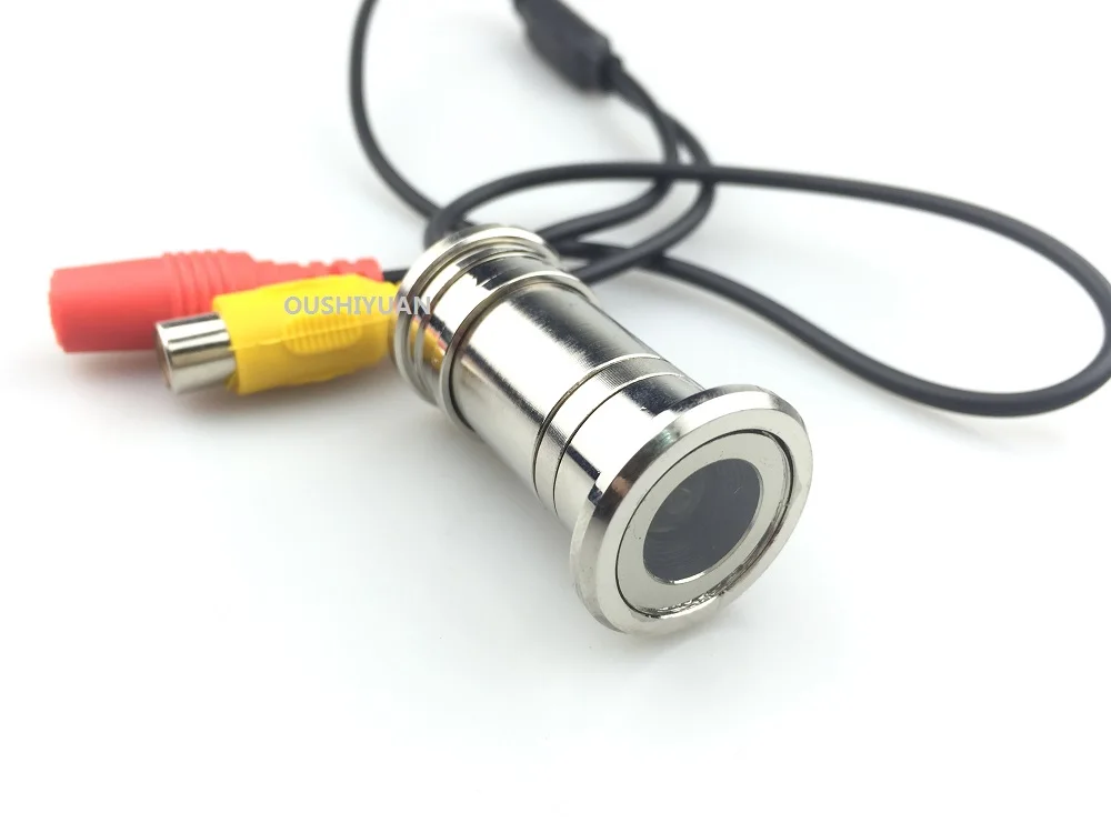 

CCTV HD 1000TVL Lens 2.8mm Wide Angle Door Hole Peephole Video Color Camera