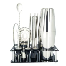 15 шт./компл. шейкер из Нержавеющей Стали Барные инструменты для вина мартини Миксер для напитков шейкер Бостонского стиля для вечерние барные принадлежности