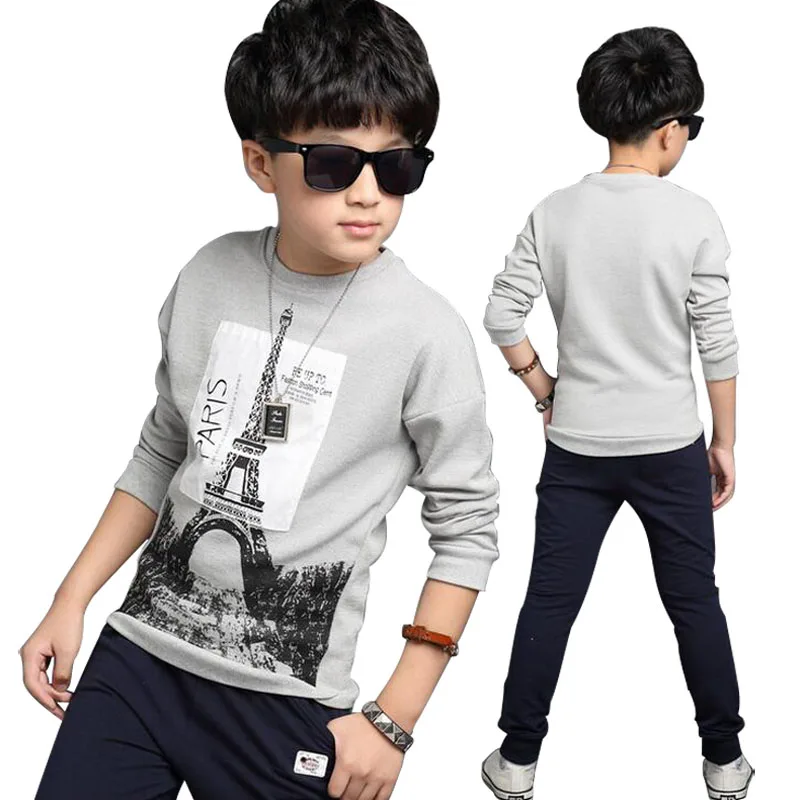 2018 New Spring Autumn Kids Casual Sports Boys T Shirt Clothing Baby