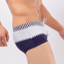 Wade Sea, дышащая мужская одежда для плавания, мужские купальные костюмы, плавки-боксеры, трусы, Sunga, купальные костюмы, Maillot De Bain, пляжные шорты для серфинга