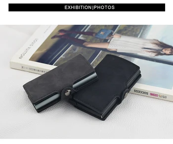 

Hot selling wholesale business card rfid blocking credit card holder wallet