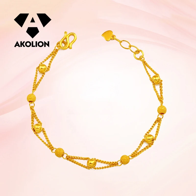 

AKOLIO 2019 New National Style DIY Accessories Fashion Bead Bracelet Vietnamese Wedding Jewellry Bracelet Gift for Girlfriend