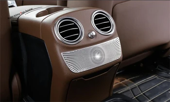 

Yimaautotrims Interior Refit Kit Fit For Mercedes Benz E-Class 2016 - 2020 Armrest Box Rear Air AC Vent Outlet Net Cover Trim