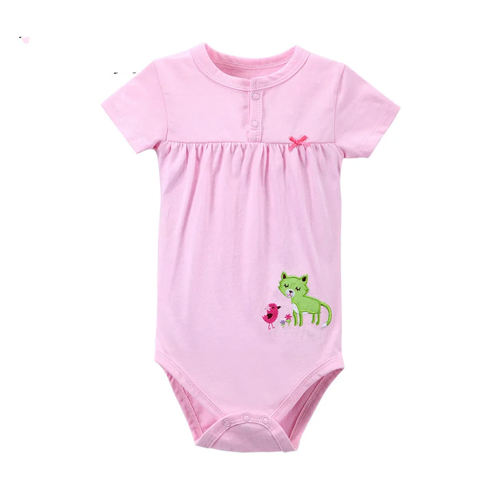 Cotton Baby Romper Newborn Short Sleeve Baby Boy Clothes Jumpsuit