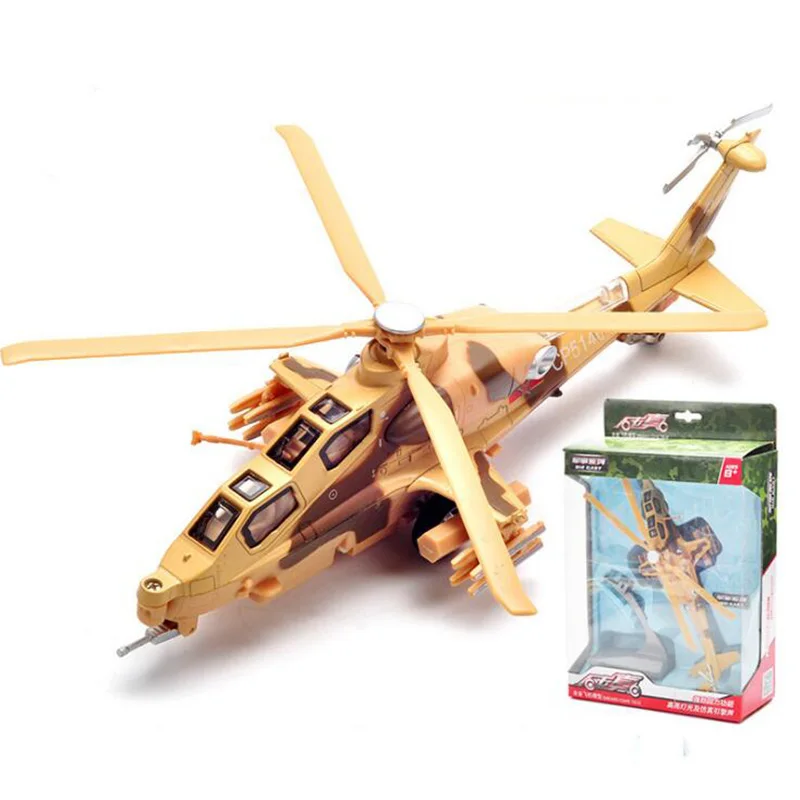 

29CM 1/72 Scale Pull Back Helicopter Military Model Army Fighter Aircraft Airplane Models Adult Children Kids Toys Gifts