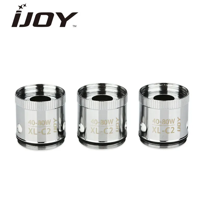 

3pc Original IJOY EXO XL Atomizer Coil 0.3ohm XL-C2 Red Light-up Chip Coil for EXO XL Tank C2 Chip Core EXO Filter Coil