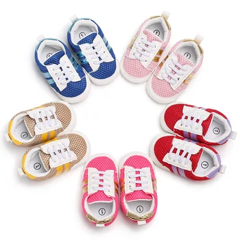 

Spring and autumn men and women baby striped casual shoes soft children's shoes