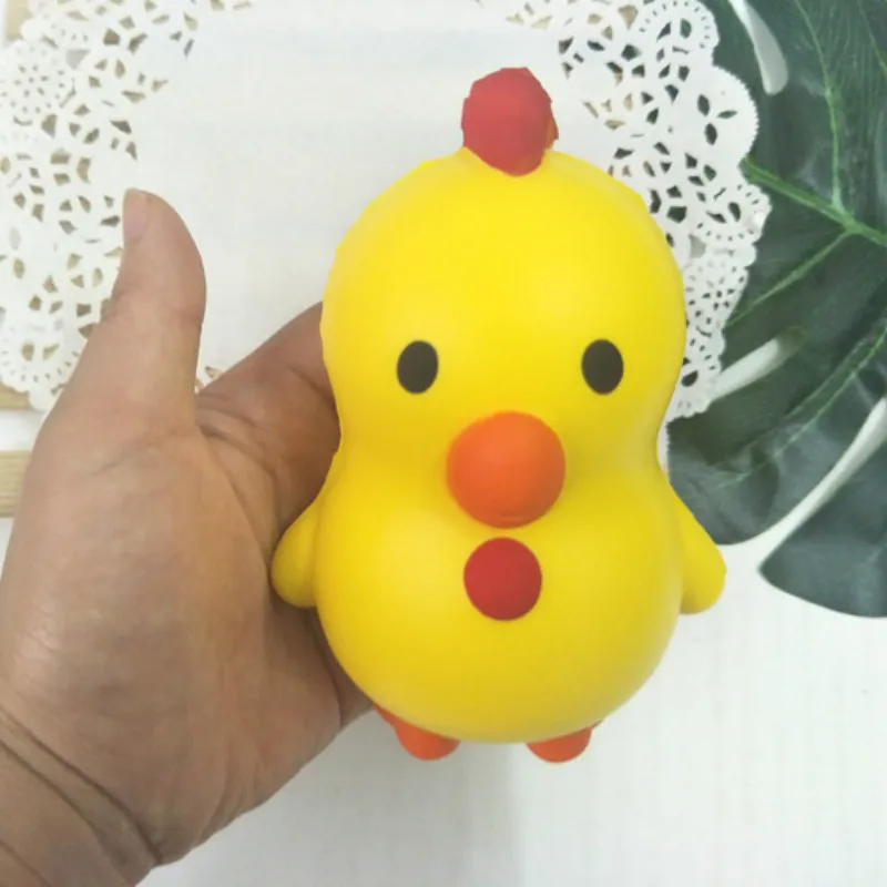 Милая мягкая игрушка в виде Желтого Цыпленка с мультяшным рисунком мягкий