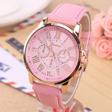 Reloj de pulsera de cuero informal CAY, reloj de pulsera blanco a la moda para mujer, relojes de cuarzo analógicos de aleación, relojes femeninos