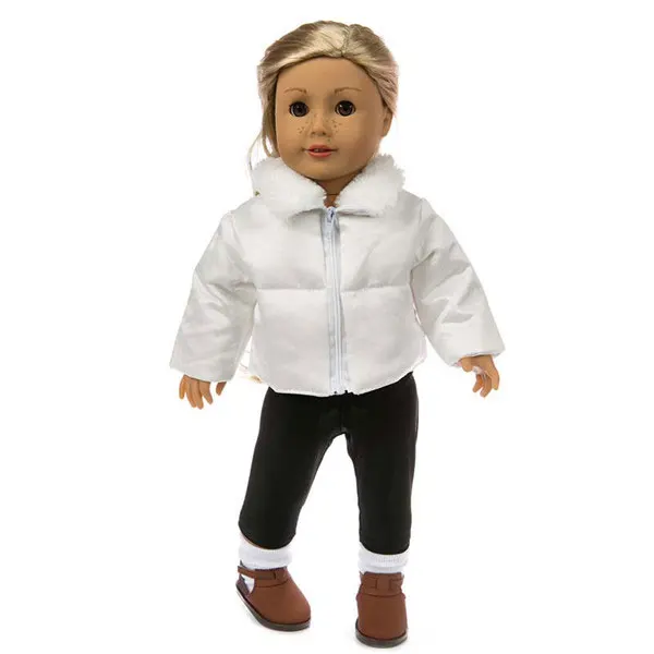 Vêtements de poupée costume Fit 18 pouces fille américaine poupée vestes + pantalons et accessoires de poupée enfants meilleur cadeau (chaussures ne sont pas inclus)