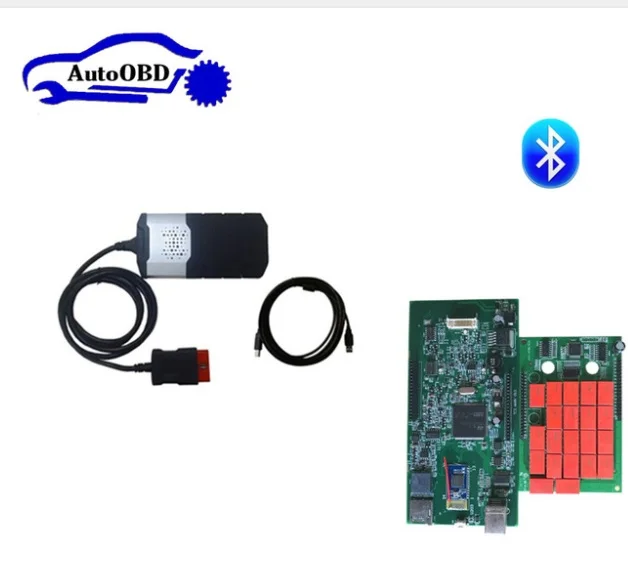 2018 новый VCI для delphis vd ds150e cdp tcs cdp pro obd2 инструменту диагностики с nec Реле + 8 шт. автомобильные кабели для autocome с usb