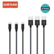 3pcs/lot Suntaiho For fast Charger Adapter Cable for iPhone XS XR X 8 7 6 USB lighting Cable For IPad Air/Pro/Mini IOS 11 10 3pcs/lot Suntaiho For fast Charger Adapter Cable for iPhone XS XR X 8 7 6 USB lighting Cable For IPad Air/Pro/Mini IOS 11 10