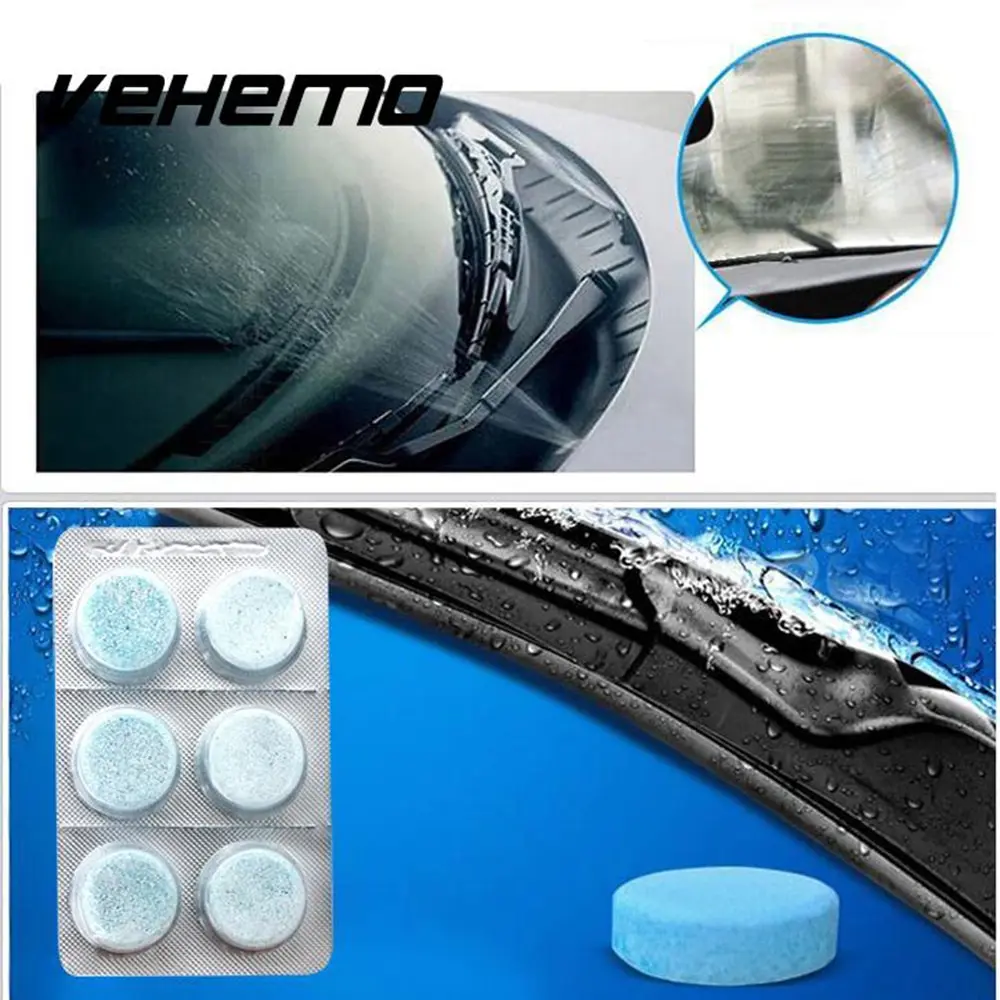 

1PCS/6PCS Optional Car Solid Wiper Fine Auto Window Cleaning Windshield Glass Cleaner Car Cleaning Car Wash Car Detailing