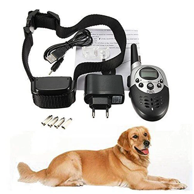 1000M Waterproof Rechargeable Remote Shock Pet Dog Training Collar 3 Dog Trainer