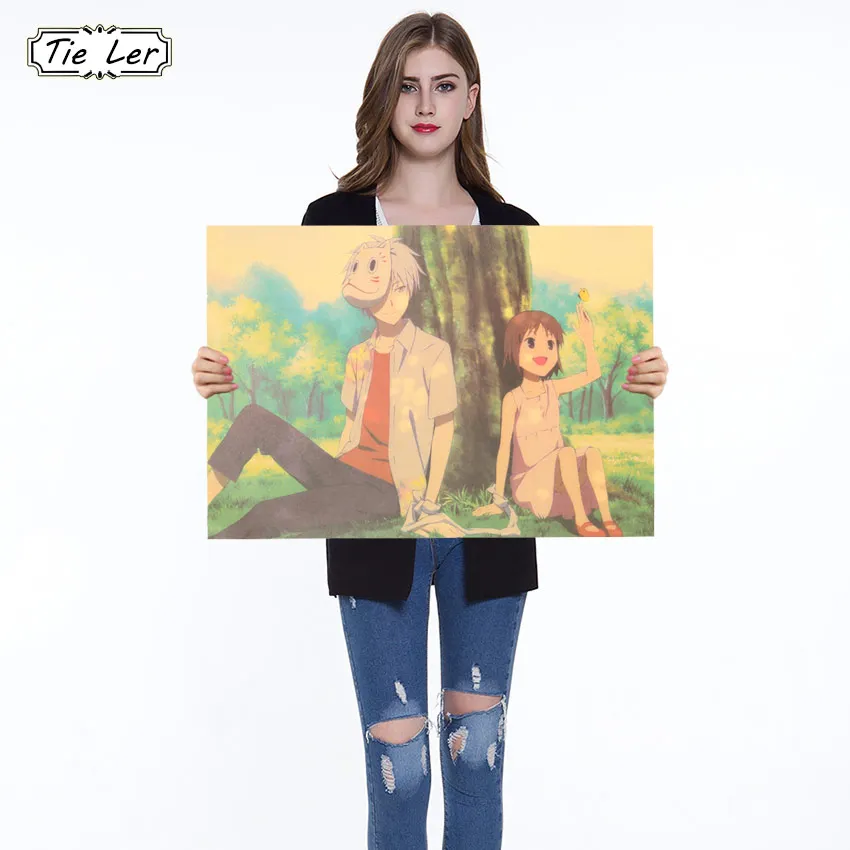 

Anime Movie The Light of The Fireflies Forest Kraft Paper Poster Indoor Decoration Wall Sticker Painting Wallpaper 36 X 51.5cm