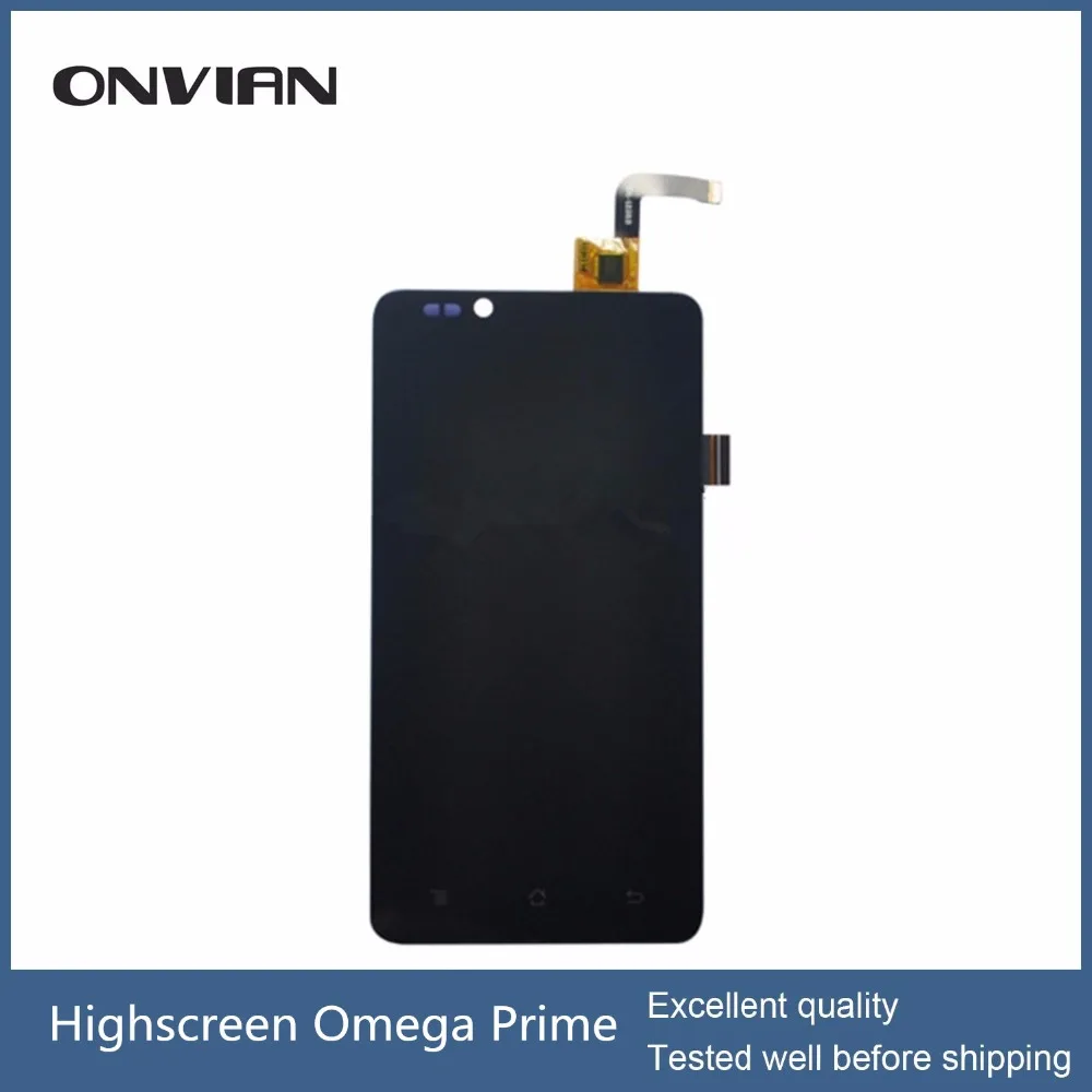 

New lcd display For Highscreen Omega Prime TFT5K0102FPC-A1-E LCD Screen Display with digitizer Screen Assembly module