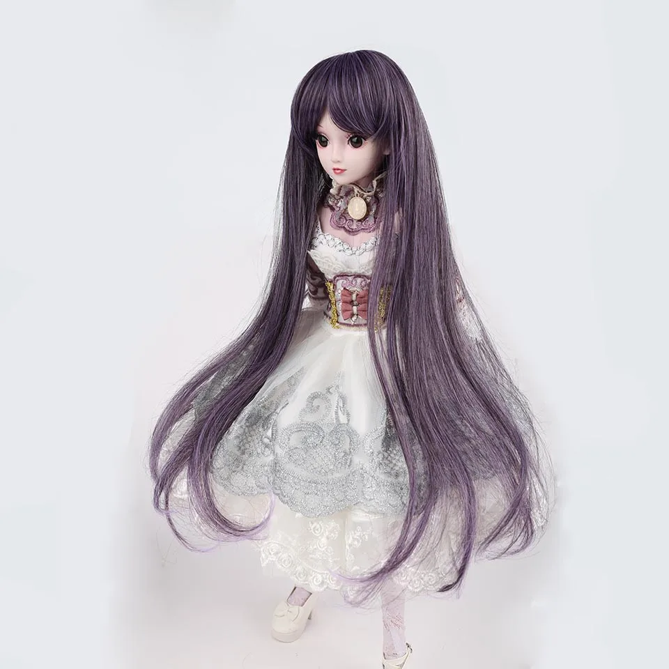 

Bybrana Bjd Wig 1/3 1/4 High temperature Wig Girl Long Hair Doll Wig in Beauty Doll DIY Making & Doll Accessories free shipping