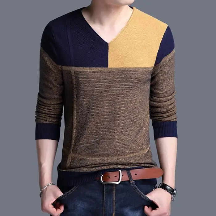 Casual Pull Homme Mens Pullover Sweaters male clothes fashion-in ...