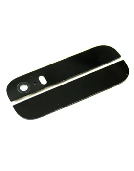 

For Apple iPhone 5S SE White/Black Color Battery Door Top And Bottom Glass Cover