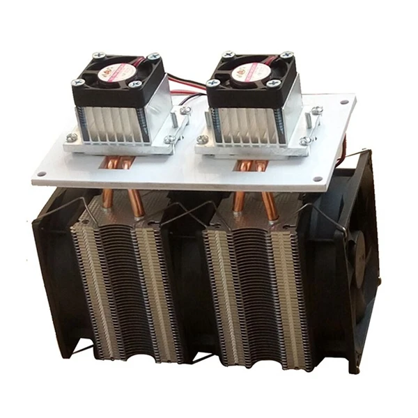 

NEW Enhanced Version 12V 12A 144W DIY Double Head Semiconductor Refrigerator Radiator Cooling Equipment Module