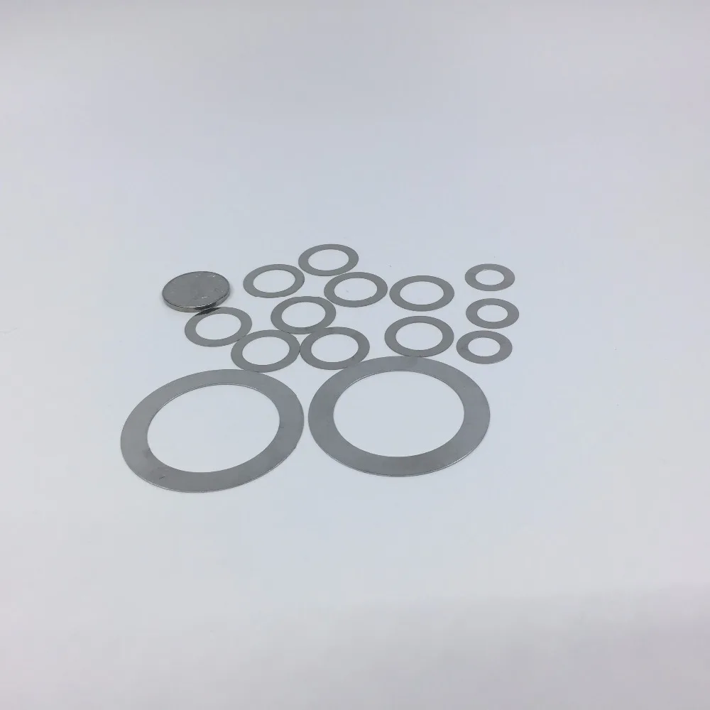 

100x Stainless Steel Shim Washer Flat Spacer Pad Mat Gasket 7/8/9/10/11/12/13/14/16 x 5/6/7/8 x 0.1/0.2/0.3/0.5/0.8/1mm