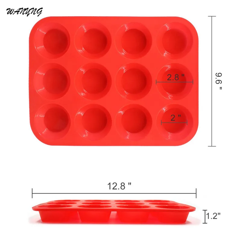 Silicone Muffin Cupcake (5)
