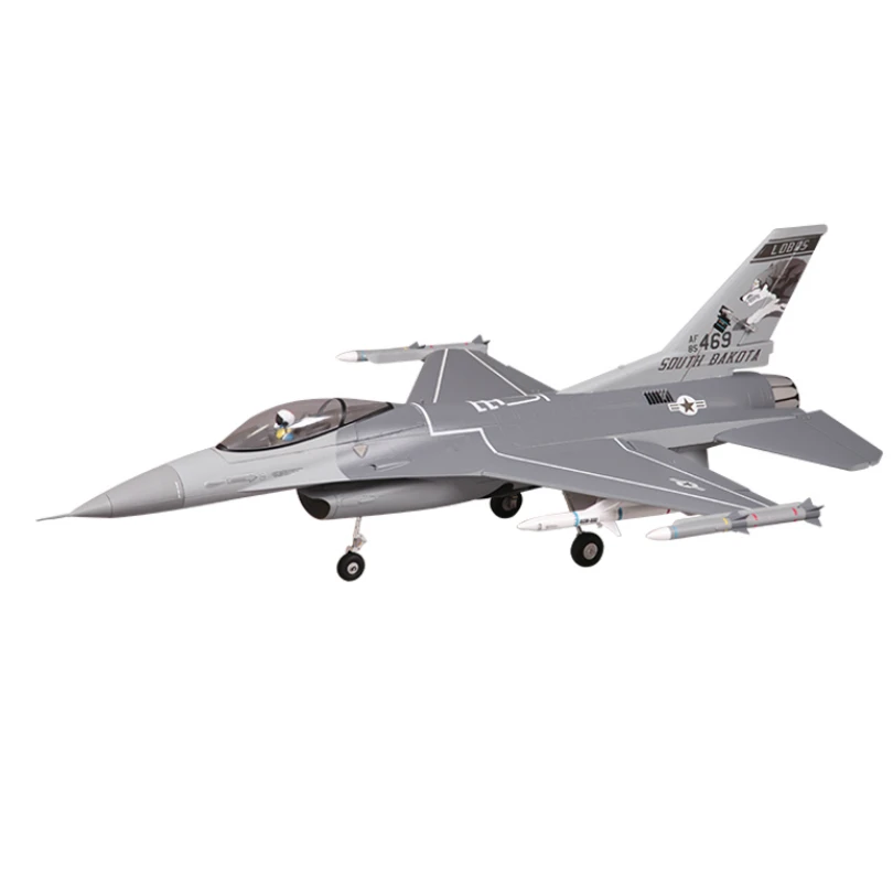 Радиоуправляемый самолет FMS 70 мм F16 F 16C файтинговый Сокол V2 Ducted Fan EDF модель