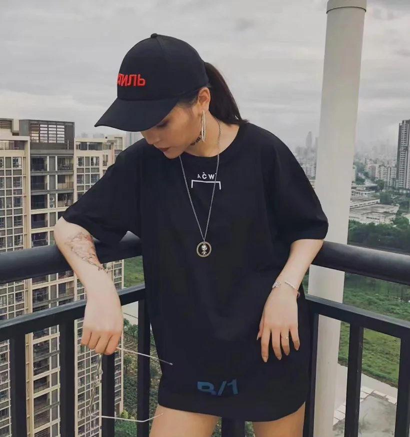 

A Cold Wall T Shirt Thick Fabric Really Good Quality Men Women Tshirts ACW Kanye West A Cold Wall T-shirt Summer Clothing