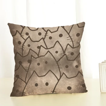 

New flashing cat sofa set protective pad cotton linen pillow