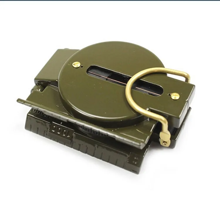 Многофункциональный Военный светящийся компас Lensatic портативный складной американский стиль армейский марширующий Металлический Стальной компас