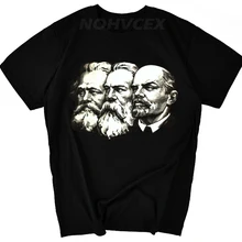 Советский Союз великая Коммунистическая Ленин, Маркс, энгелс Сделай Сам Мужская футболка с коротким рукавом cccp