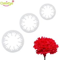 Delidge 3 Pcs /Set Carnation Flower Cake Mold Plastic DIY Carnation Flower Fondant Cutter Mold Cake Decoration Sugar Craft Tool Delidge 3 Pcs /Set Carnation Flower Cake Mold Plastic DIY Carnation Flower Fondant Cutter Mold Cake Decoration Sugar Craft Tool